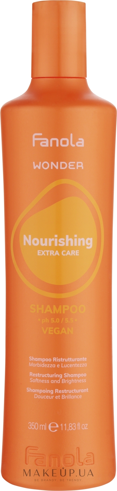 Шампунь для інтенсивного зволоження сухого волосся - Fanola Wonder Nourishing Shampoo — фото 350ml