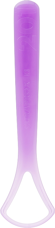 Скребок для языка с одним лезвием, фиолетовый - Curaprox
