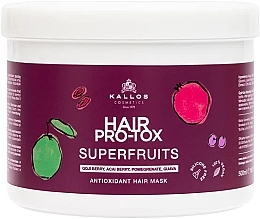 Крем-маска для волос - Kallos Hair Pro-tox Superfruits Hair Mask — фото N2
