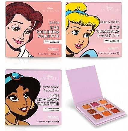 Набор - Mad Beauty Disney POP Princess (eyeshadow/9 x 1.1g + eyeshadow/9 x 1.1g + eyeshadow/9 x 1.1g) — фото N1