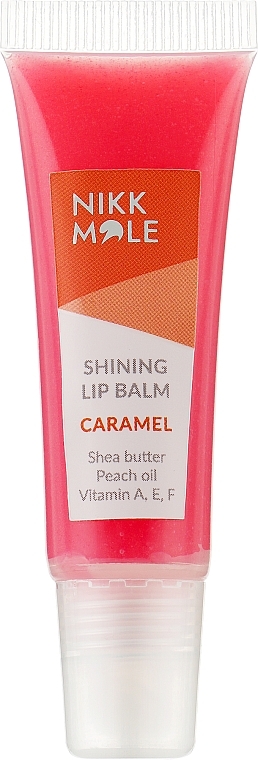 Увлажняющий бальзам для губ с карамелью - Nikk Mole Shining Lip Balm Caramel — фото N1
