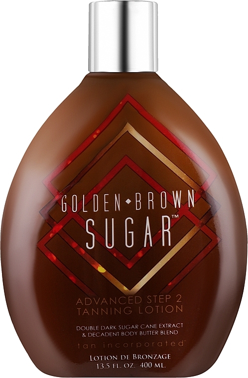 Крем для засмаги в солярії з бронзантами та коричневим цукром - Tan Incorporated Golden Brown Sugar Advanced Step 2 Bronzer — фото N1