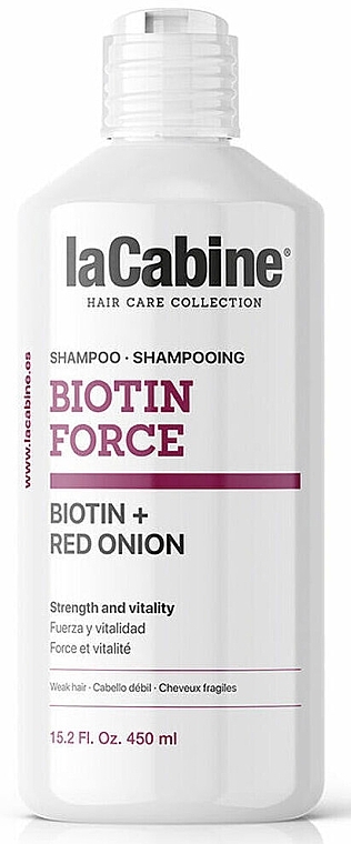 Шампунь проти випадіння волосся - La Cabine Biotin Force Biotin + Red Onion Shampoo — фото N1