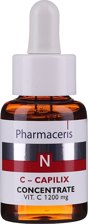 Нічна сиворотка для обличчя з вітаміном С - Pharmaceris N Serum with Vit. C 1200mg Strengtening and Smoothing — фото N3