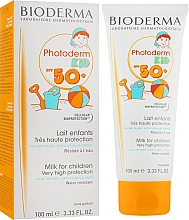 Солнцезащитное молочко для детей - Bioderma Photoderm Kid Lait Solaire Enfants SPF 50+ — фото N4