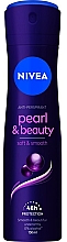 Дезодорант-антиперспирант (спрей) c экстрактом черной жемчужины - NIVEA Pearl & Beauty Black Deodorant Spray — фото N1