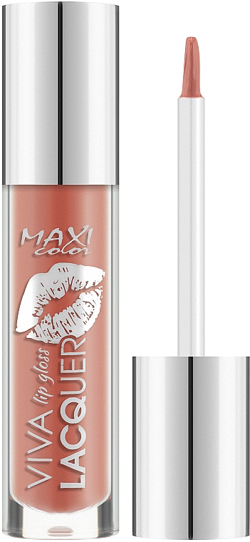 Жидкая помада для губ - Maxi Color Viva Lacquer Lip Gloss — фото N1