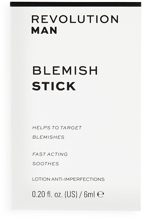 Точковий засіб для обличчя - Revolution Skincare Man Blemish Stick — фото N3