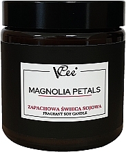Соєва свічка з ароматом магнолії - Vcee Magnolia Petals Fragrant Soy Candle — фото N1
