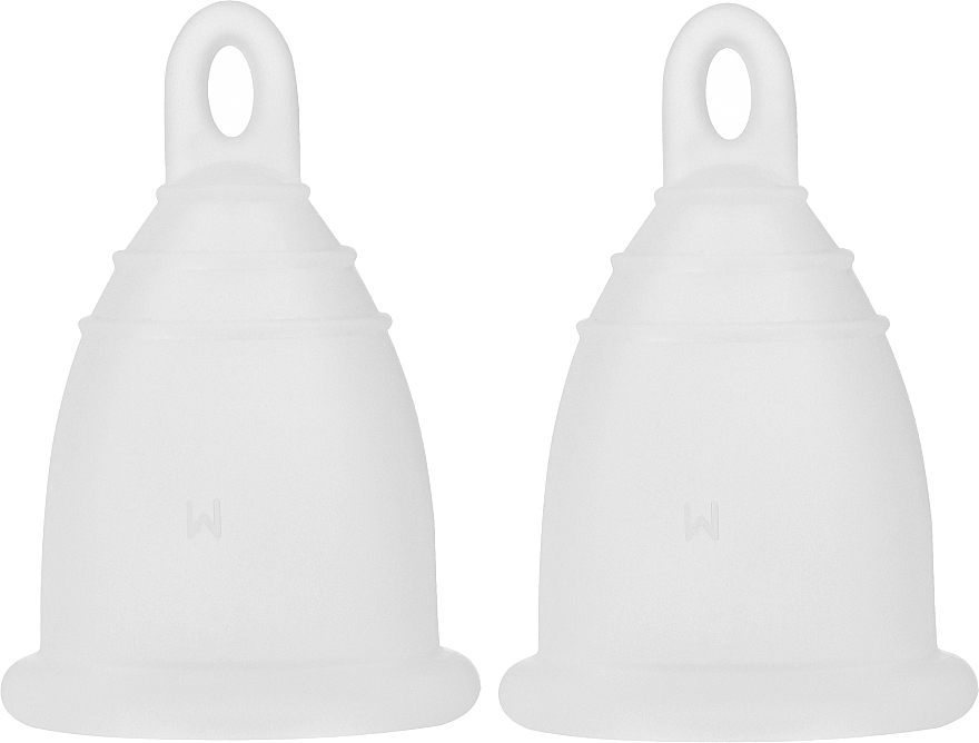 Набір менструальних чаш без картонної упаковки, прозорі, розмір S-M - Perfect Cup Zero Waste — фото N2
