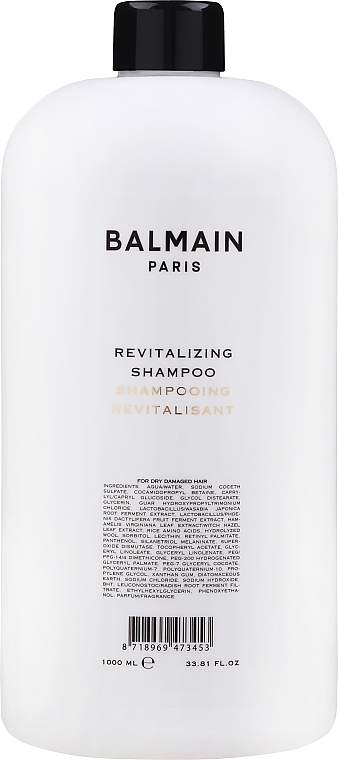 Відновлювальний шампунь для волосся - Balmain Paris Hair Couture Revitalizing Shampoo — фото N2