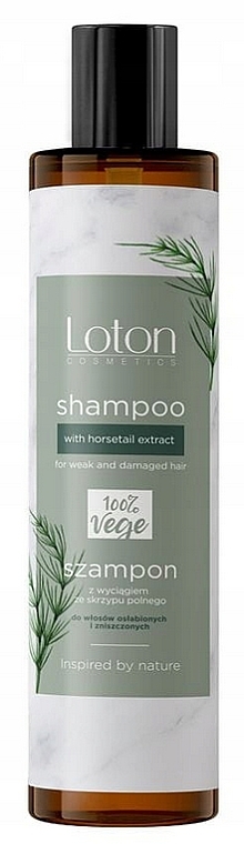 Шампунь для волосся з екстрактом хвоща - Loton Shampoo — фото N1