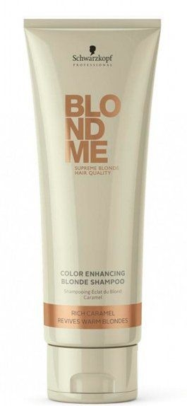 Шампунь для теплых оттенков волос - Schwarzkopf Professional Blondme Color Enhancing Rich Caramel Warm Blond Shampoo