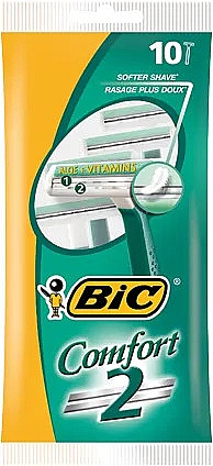 Мужской станок для бритья , 10 шт - Bic Comfort 2 — фото N1
