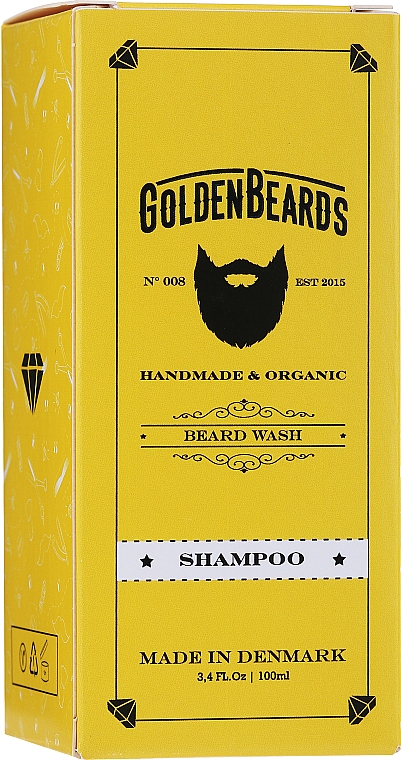 Набір - Golden Beards Starter Beard Kit Arctic (balm/60ml + oil/30ml + shm/100ml + cond/100ml + brush) — фото N4
