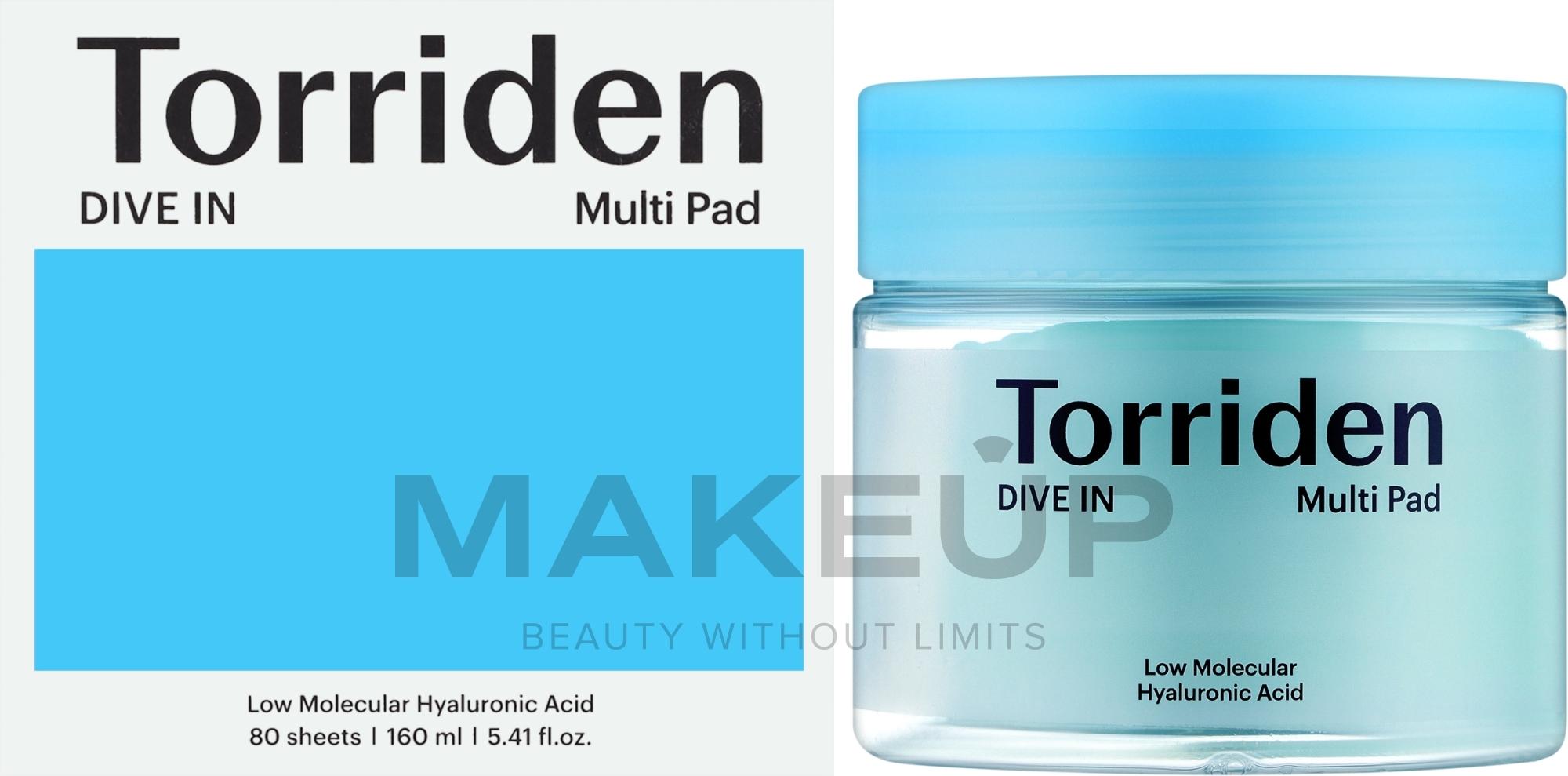Тонер-пади з гіалуроновою кислотою для обличчя - Torriden Dive-In Multi Pad — фото 80шт