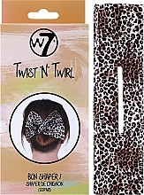 Заколка для создания пучков, леопард - W7 Twist 'N' Twirl Bun Shaper Leopard — фото N2