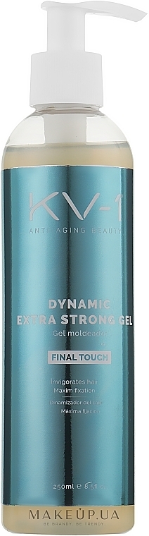 УЦЕНКА Гель экстрасильной фиксации для укладки волос - KV-1 Final Touch Dynamic Extra Strong Gel * — фото N1