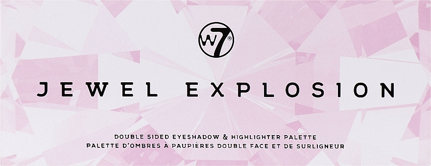 Палетка теней для век и хайлайтеров - W7 Jewel Explosion Face and Eyeshadow Palette — фото N2