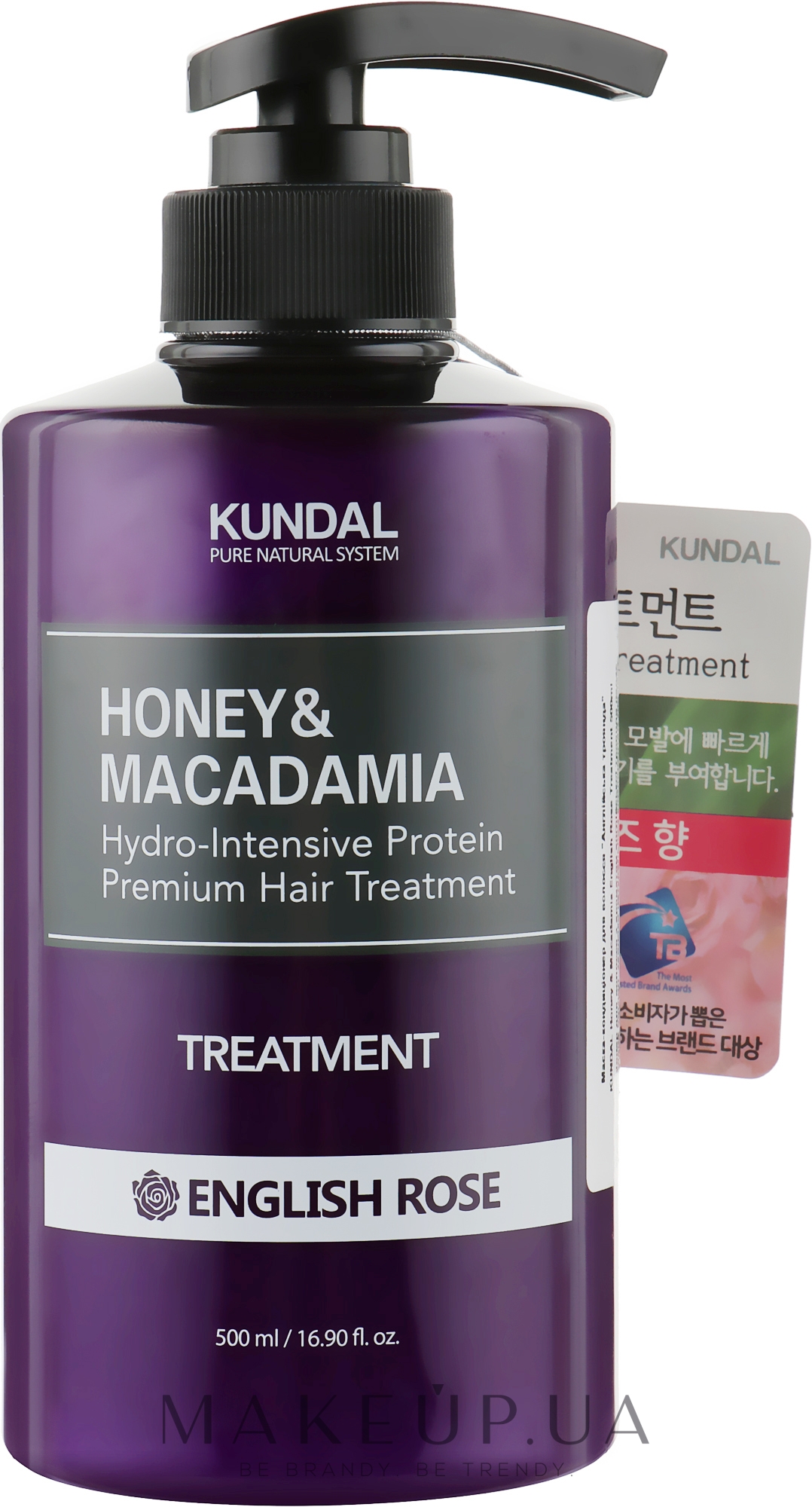 Кондиционер для волос "Английская роза" - Kundal Honey & Macadamia Treatment English Rose — фото 500ml