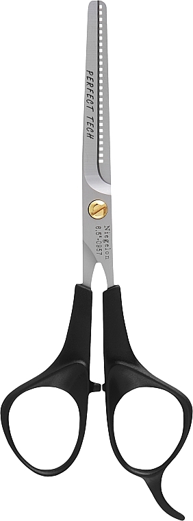 Ножиці перукарські філірувальні односторонні 06-0957, у блістері - Niegelon Solingen