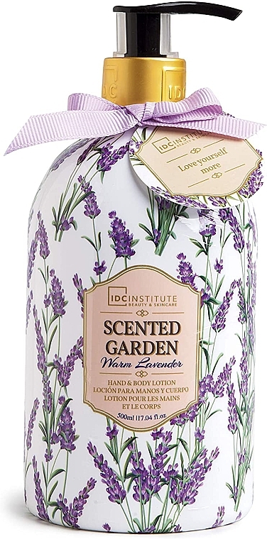 Лосьйон для рук та тіла "Тепла лаванда" - IDC Institute Scented Garden Hand & Body Lotion Warm Lavender — фото N1