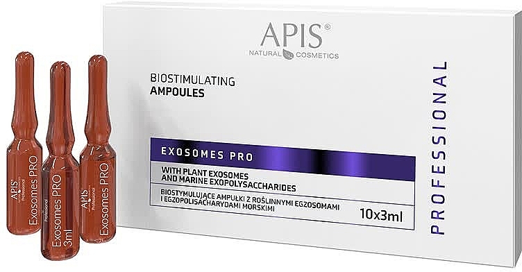 Биостимулирующие ампулы с растительными экзосомами - Apis Professional Exosomes Pro — фото N1