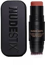 Румяна для глаз, щек и губ - Nudestix Nudies Matte All Over Face Blush Color — фото N1