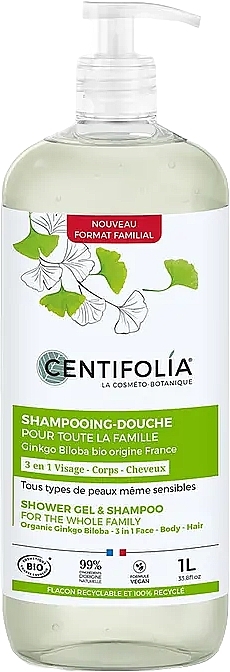 Шампунь для тіла та волосся - Centifolia Shower Gel & Shampoo For All The Family — фото N1