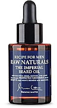 Олія для бороди - Recipe For Men RAW Naturals The Imperial Beard Oil — фото N1
