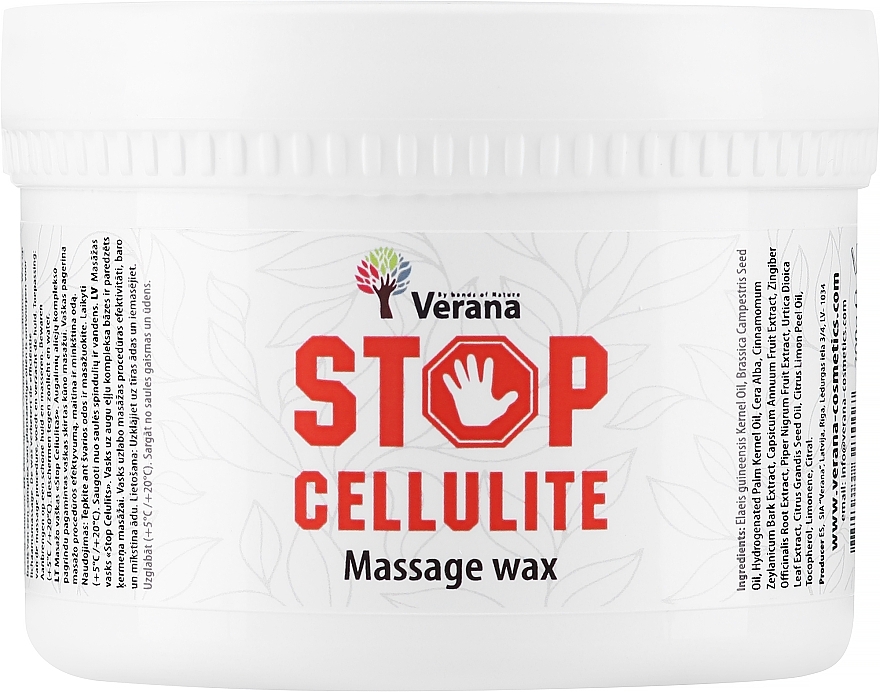 Віск для масажу "Стоп целюліт" - Verana Massage Wax Stop Cellulite — фото N2