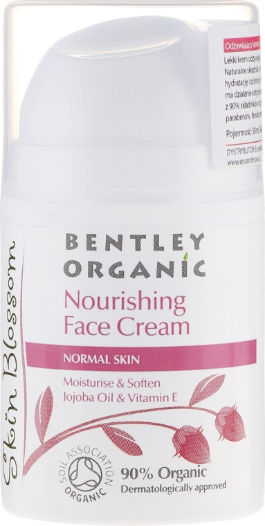 Живильний крем для нормальної шкіри - Bentley Organic Skin Blossom Nourishing Face Cream — фото N1