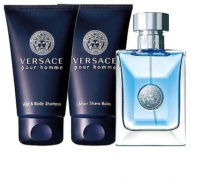Versace Versace pour Homme - Набір (edt 50 + a/sh 50 + sh/gel 50) — фото N1
