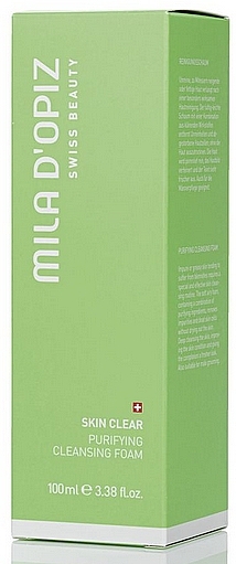 Очищающая пенка для умывания - Mila D’Opiz Skin Clear Purifying Cleansing Foam — фото N2