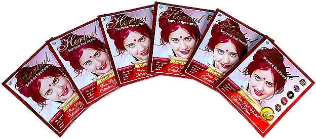 Хна для волосся, червона - Herbul Supreme Red Henna — фото N3