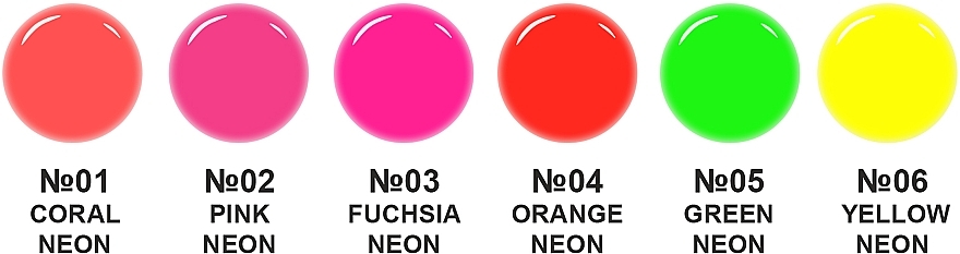 Лак для нігтів "Neon" - Colour Intense Lasting Finish Nail Polish — фото N2