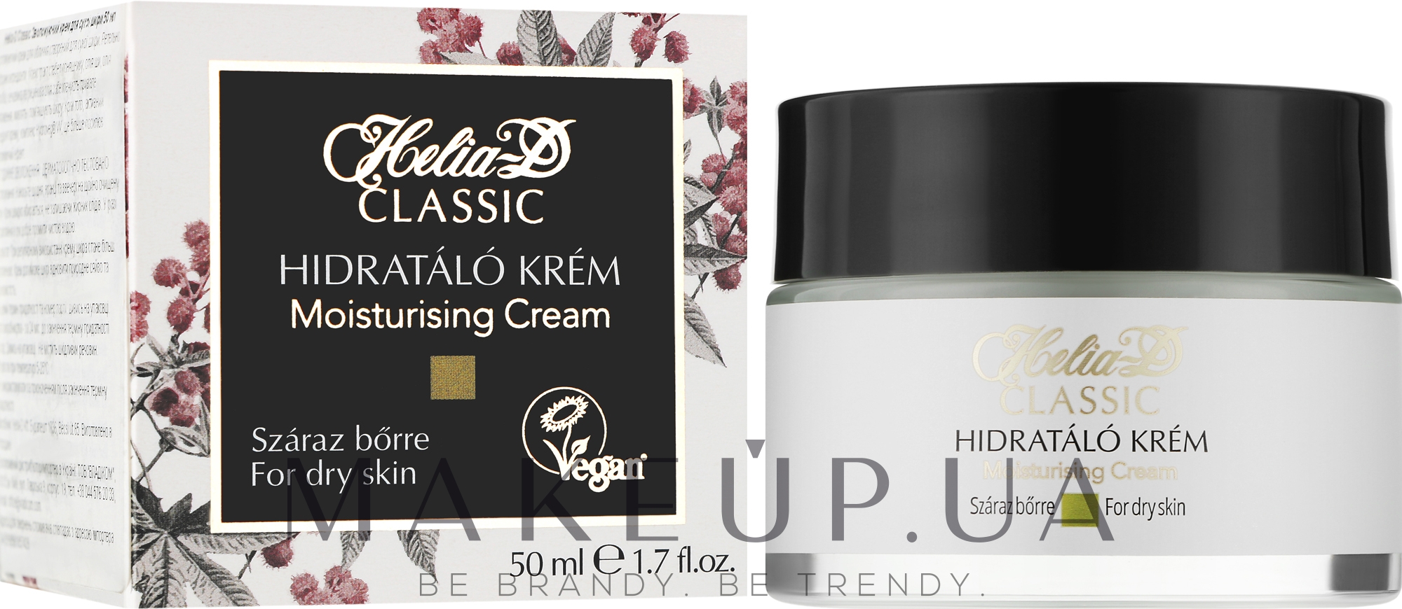 Увлажняющий крем для сухой кожи лица - Helia-D Classic Moisturising Cream For Dry Skin — фото 50ml