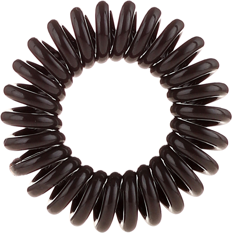 Резинки для волос шоколадные + красная, 4 шт - Hair Springs — фото N2