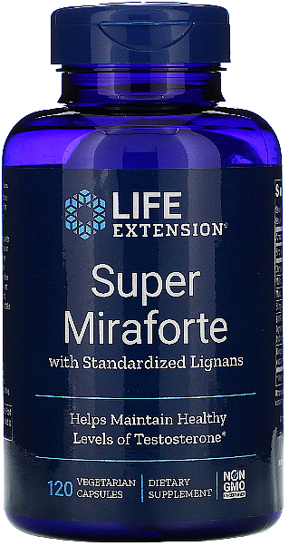Комплекс з лігнанами "Чоловіче здоров'я" - Life Extension Super Miraforte — фото N1
