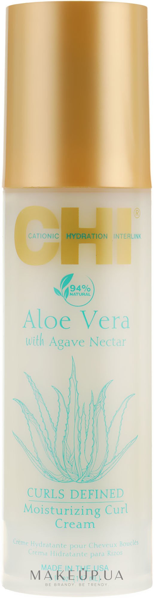 Зволожувальний крем для кучерявого волосся "Алое вера" - CHI Aloe Vera Moisturizing Curl Cream — фото 147ml