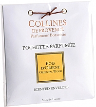 Духи, Парфюмерия, косметика Ароматическое саше в конверте "Восточная древесина" - Collines de Provence Scented Envelope