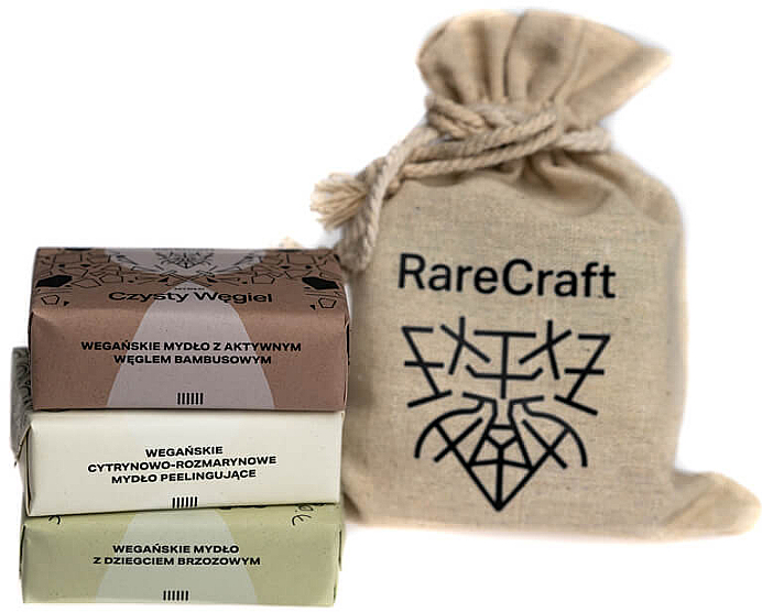 Набор мыла - RareCraft (soap/3x110g + bag)  — фото N5