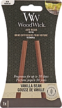 Аромадифузор для авто (картридж) - Woodwick Vanilla Bean Auto Reeds Refill — фото N1