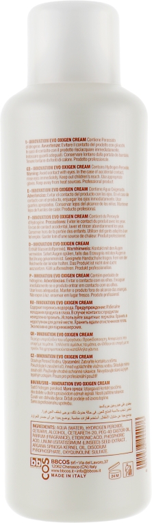Окислитель кремообразный 3 % - BBcos InnovationEvo Oxigen Cream 10 Vol — фото N2