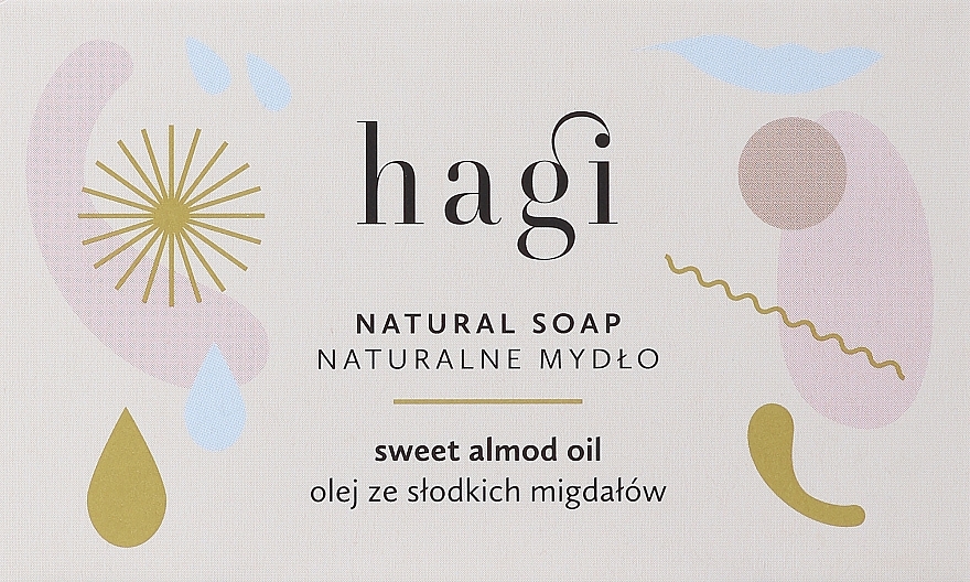Натуральне мило з олією мигдалю - Hagi Soap — фото N1