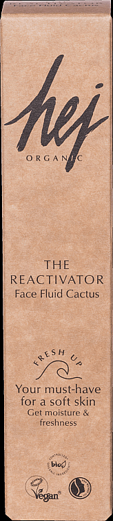 Флюїд для обличчя - Hej Organic The Reactivator Face Fluid Cactus — фото N2