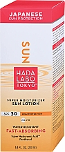 Духи, Парфюмерия, косметика Лосьон солнцезащитный SPF30 - Hada Labo Tokyo Super Moisturizer Sun Lotion SPF30