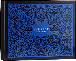 Versace Pour Homme Giftset - Набор (edt/50ml + ash/balm/50ml + sh/gel/50ml) — фото N1