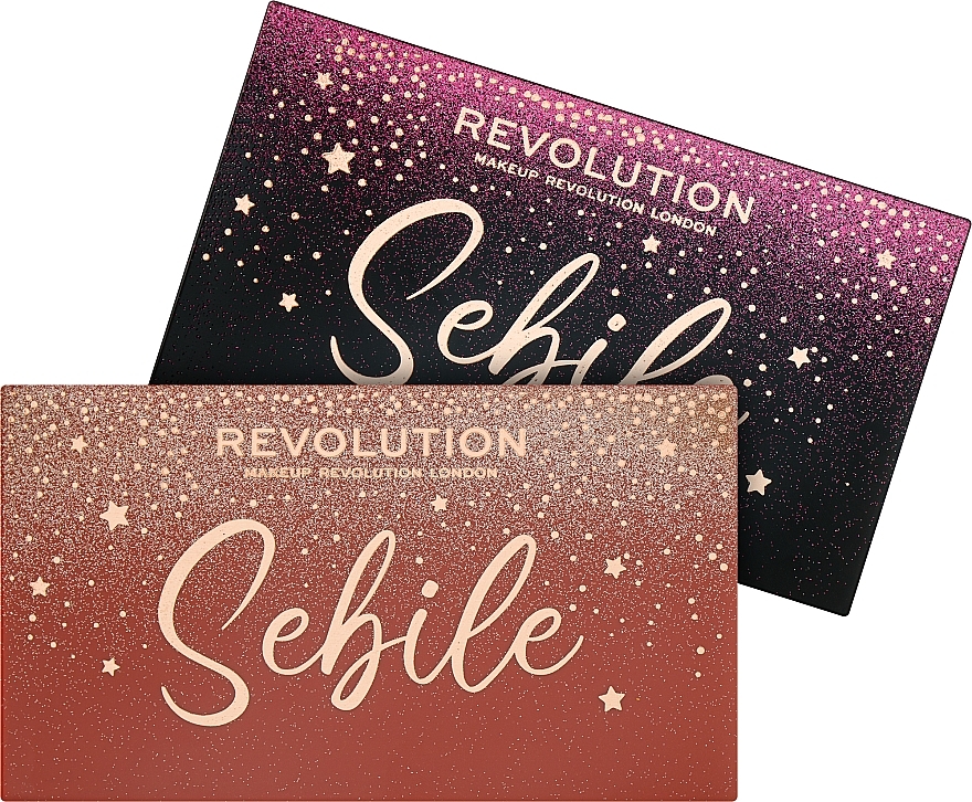 Палетка теней для век - Makeup Revolution Sebile Eyeshadow Palette — фото N3