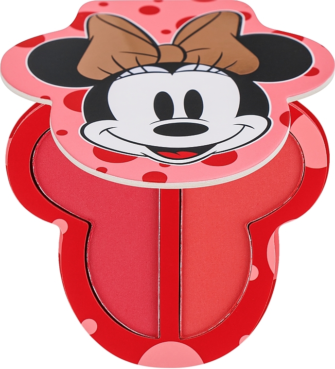 Палетка рум'ян - Makeup Revolution Disney's Minnie Mouse Steal The Show Blusher Duo — фото N1